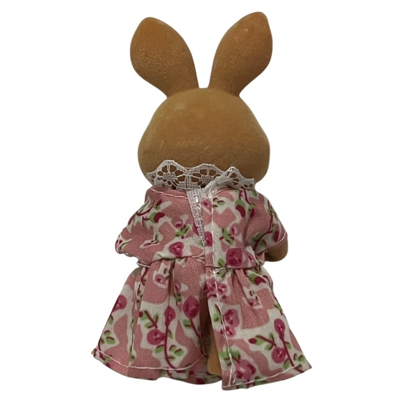 Pompon Town Brown Rabbit Family x 4 Pieces Figurines - Picture 14 of 14